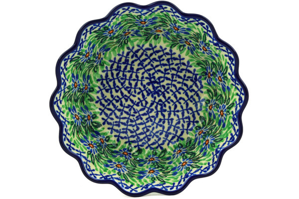 Scalloped Fluted Bowl 7"