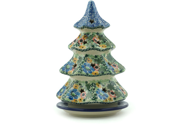 Christmas Tree Candle Holder 8"