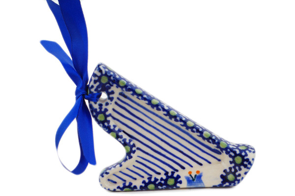 Harp Ornament 4"