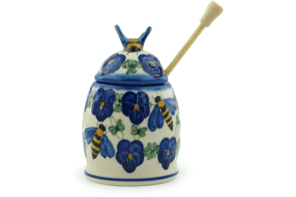 Honey Jar with Dipper 5"