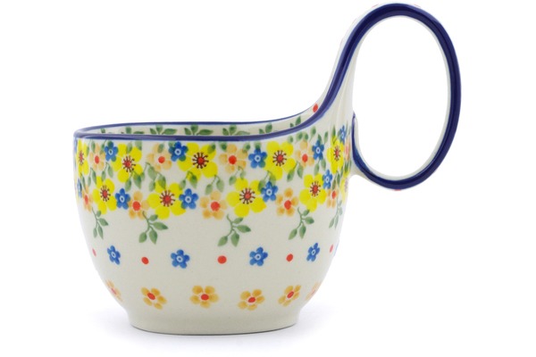 Bowl with Loop-Handle 6"