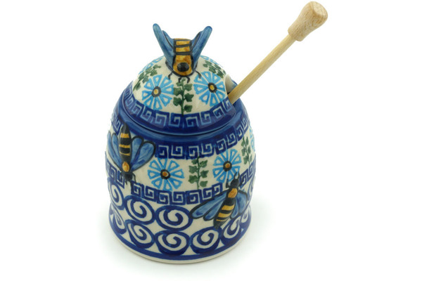 Honey Jar with Dipper 5"