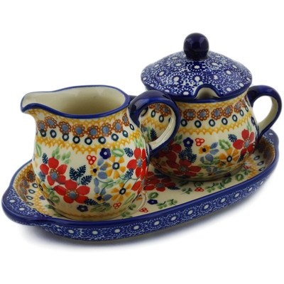 Sugar and Creamer Set 9"