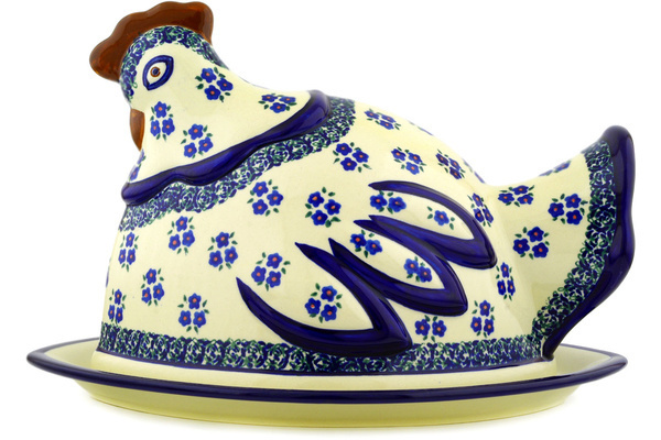 Dish with Hen Cover 14"