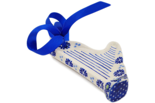 Harp Ornament 4"