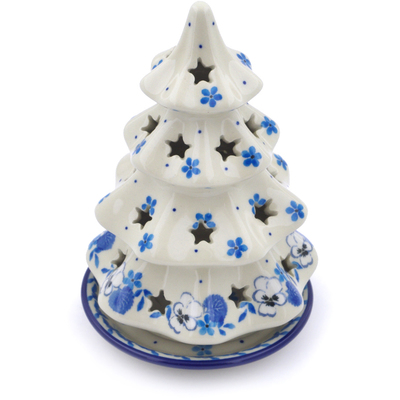 Christmas Tree Candle Holder 7"