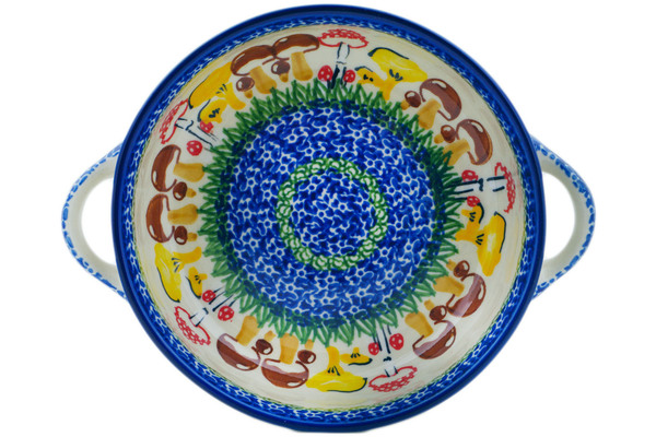 Round Baker with Handles 8"