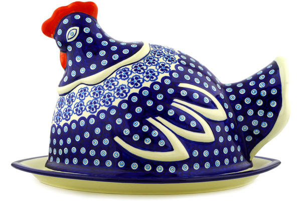 Dish with Hen Cover 14"