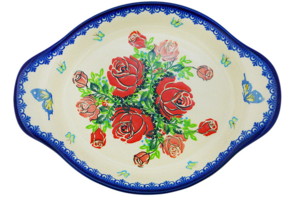 Platter with Handles 9"