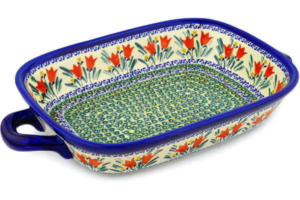 Rectangular Baker with Handles 18"