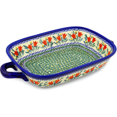 Rectangular Baker with Handles 18"