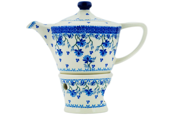 Tea or Coffee Pot with Heater 14 oz