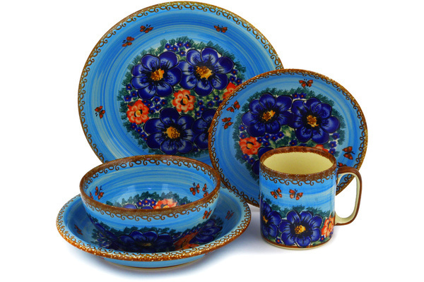 Place Setting 5-Piece: Mug, Bowl, Pasta Bowl, Dinner Plate, Dessert Plate