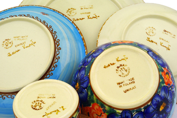 Place Setting 5-Piece: Mug, Bowl, Pasta Bowl, Dinner Plate, Dessert Plate