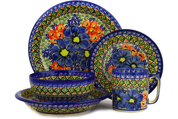 Place Setting 5-Piece: Mug, Bowl, Pasta Bowl, Dinner Plate, Dessert Plate