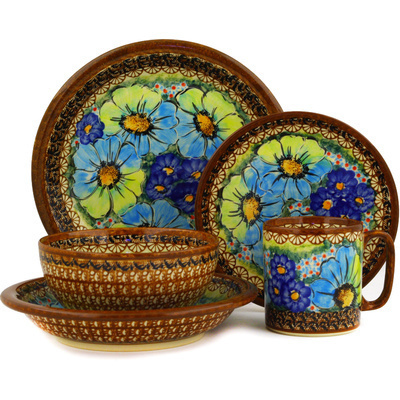 Place Setting 5-Piece: Mug, Bowl, Pasta Bowl, Dinner Plate, Dessert Plate