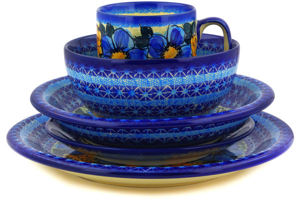 Place Setting 5-Piece: Mug, Bowl, Pasta Bowl, Dinner Plate, Dessert Plate