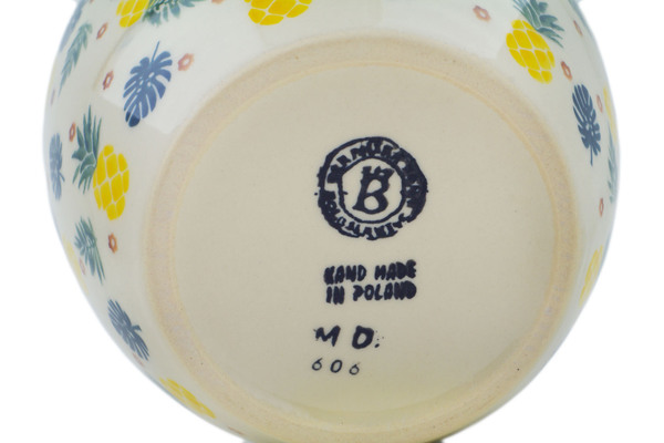 Jar with Lid and Handles 9"