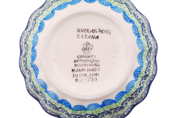 Scalloped Fluted Bowl 5"