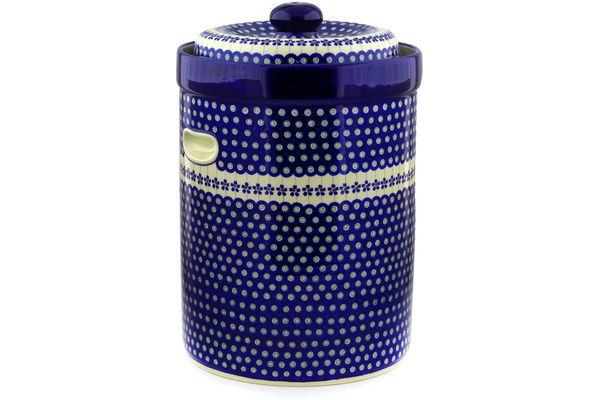 Jar with Lid and Handles 17"