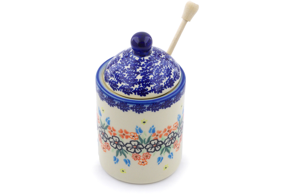Honey Jar with Dipper 6"