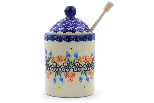 Honey Jar with Dipper 6"