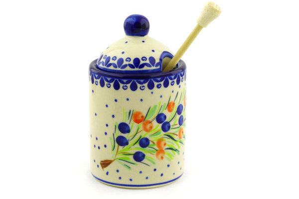 Honey Jar with Dipper 6"