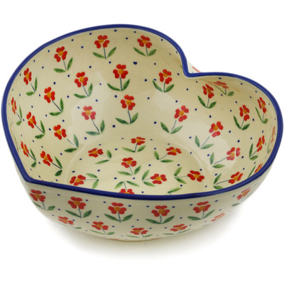 Heart Shaped Bowl 9"