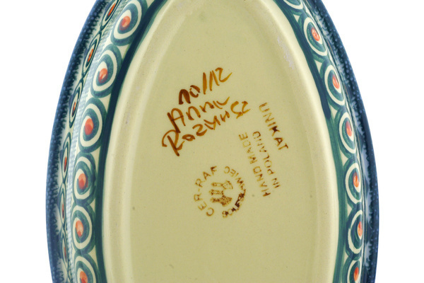 Oval Baker with Handles 10"