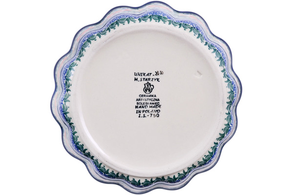 Scalloped Fluted Bowl 9"