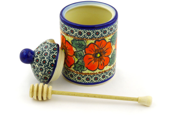 Honey Jar with Dipper 6"