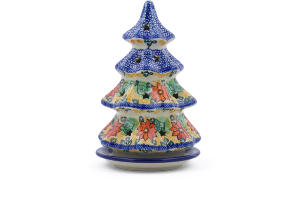 Christmas Tree Candle Holder 8"