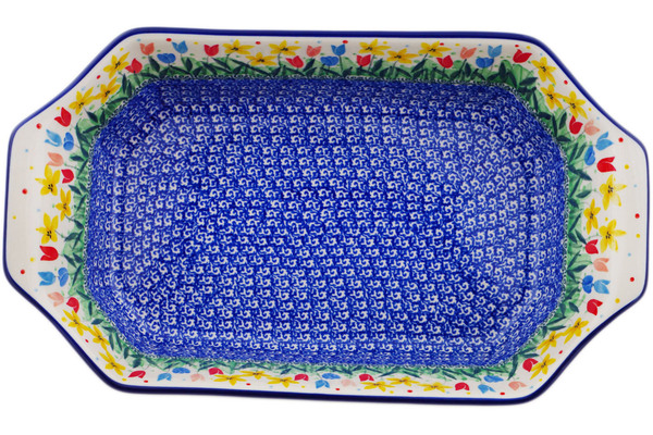 Rectangular Baker with Handles 14"