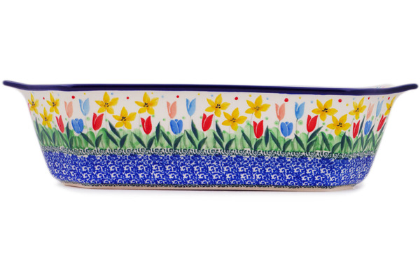 Rectangular Baker with Handles 14"