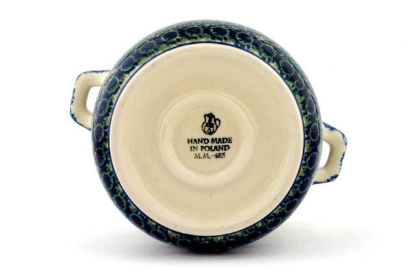 Jar with Lid and Handles 6"