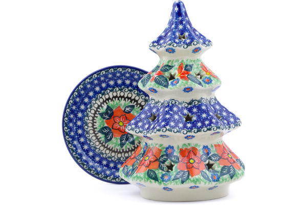 Christmas Tree Candle Holder 8"