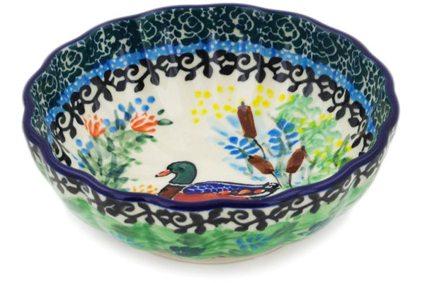 Scalloped Fluted Bowl 5"