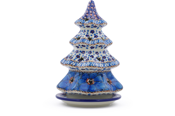 Christmas Tree Candle Holder 8"