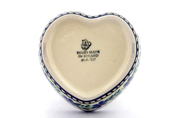 Heart Shaped Jar 4"