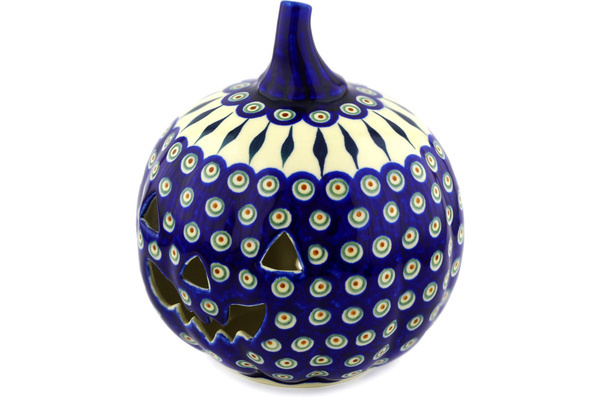 Jack O Lantern Candle Holder 9"