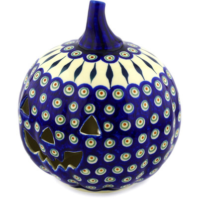 Jack O Lantern Candle Holder 9"