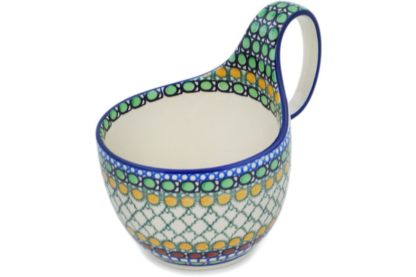 Bowl with Loop-Handle 6"