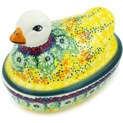 Duck Shaped Jar 7"
