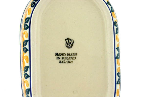 Oval Baker with Handles 8"