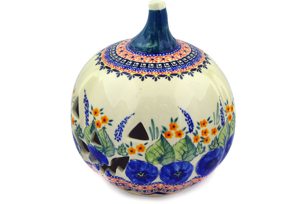 Jack O Lantern Candle Holder 9"