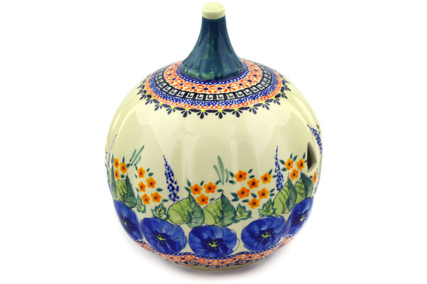 Jack O Lantern Candle Holder 9"