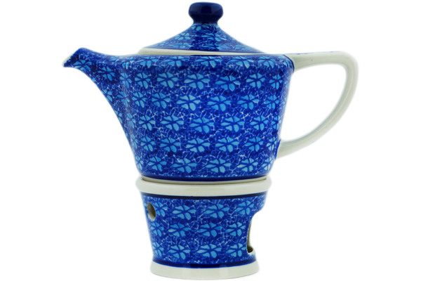 Tea or Coffee Pot with Heater 14 oz