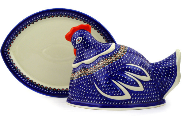 Dish with Hen Cover 14"