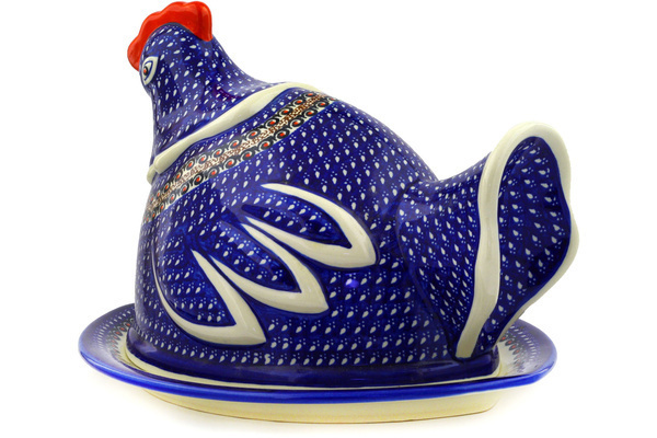 Dish with Hen Cover 14"