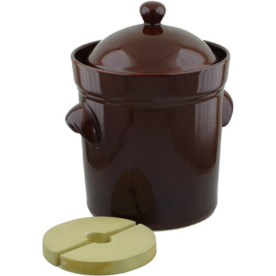 Fermenting Crock Pot with Weight 460 oz